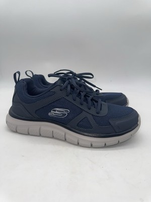 Skechers Track Ripkent Men's Athletic Sneakers Navy Blue Size 8.5 Lite Weight