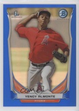 2014 Bowman Prospects Chrome Blue Refractor 79/250 Yency Almonte #BCP93 fm0