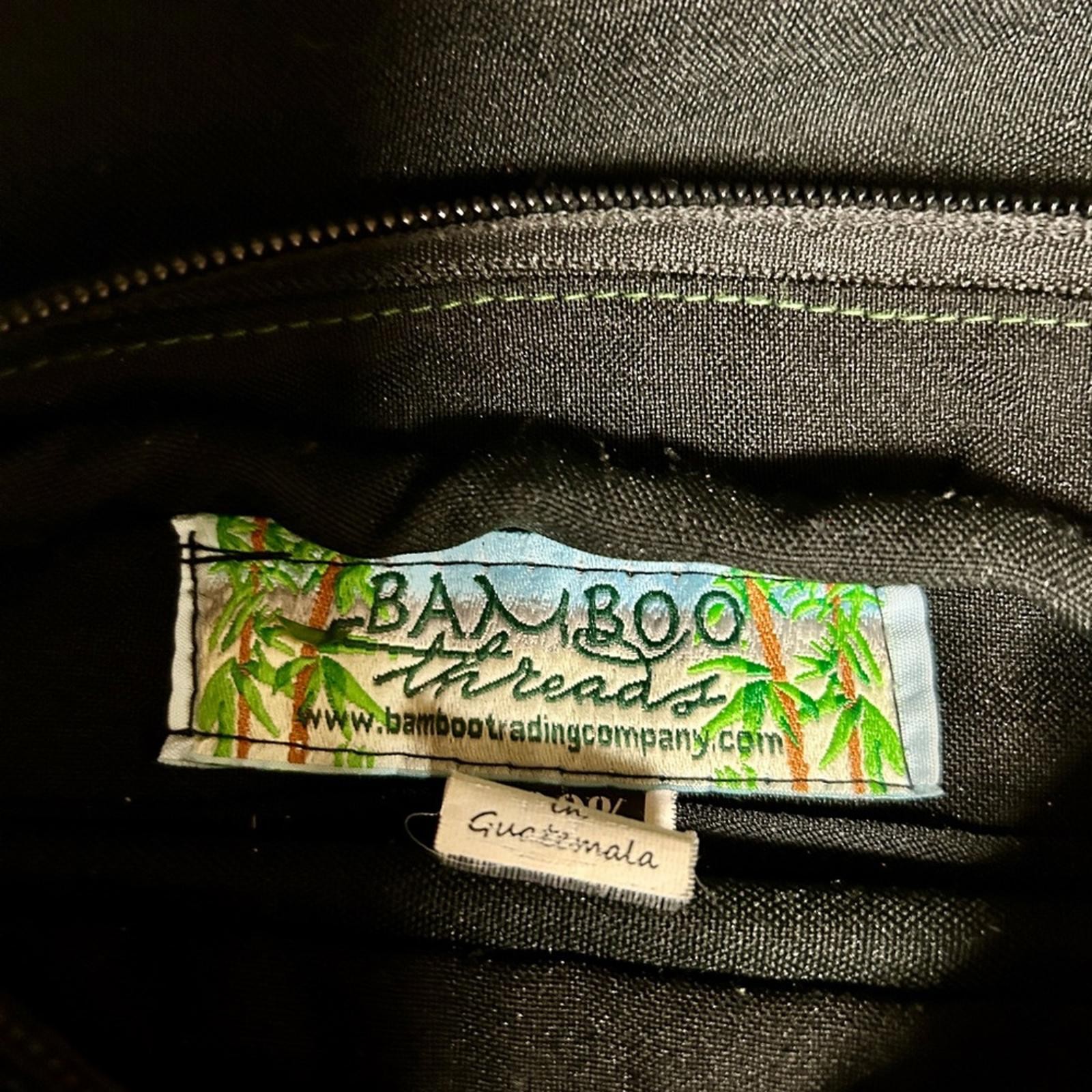 Bamboo Threads Handmade Patchwork Backpack Guatem… - image 3