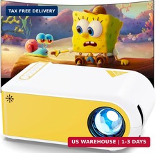 KSAN Mini Projector, Projector with WiFi and Bluetooth, 1080P Support Movie Proj