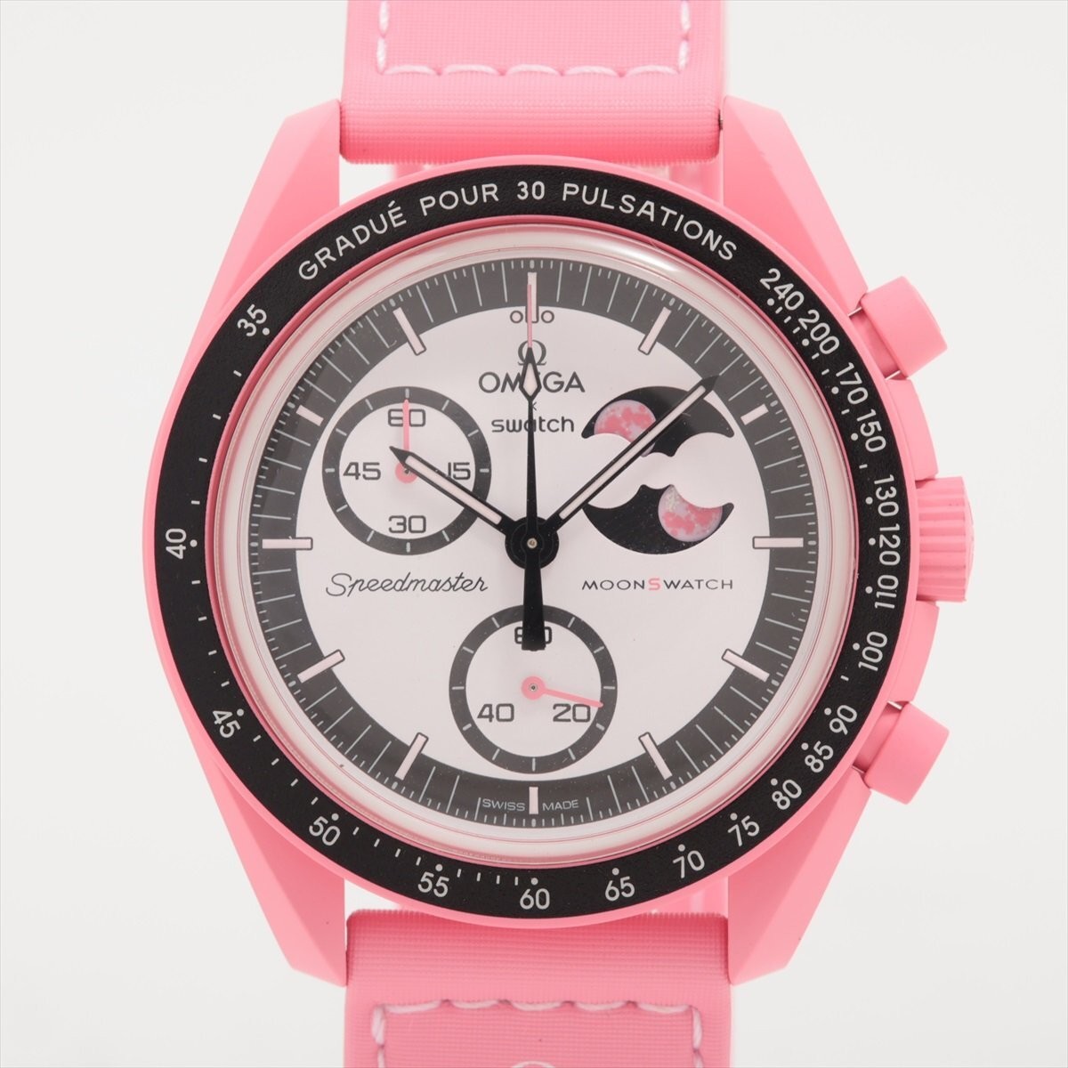 OMEGA x swatch Bioceramic MoonSwatch MISSION TO THE PINK MOONPHASE
