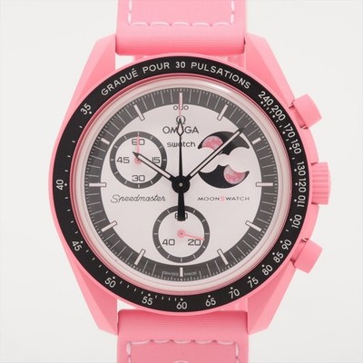 OMEGA x swatch Bioceramic MoonSwatch MISSION TO THE PINK MOONPHASE
