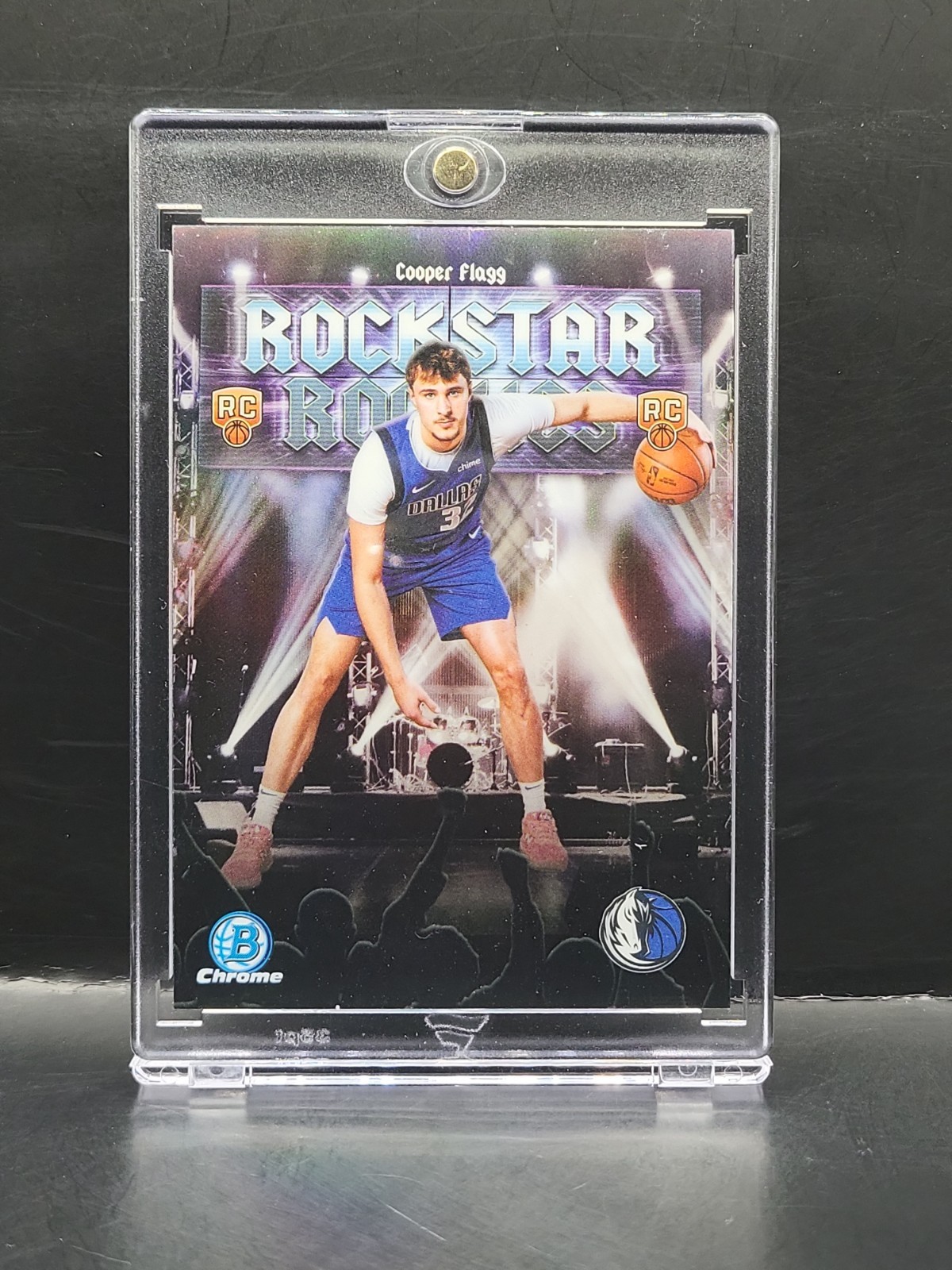 2025-26 Bowman Cooper Flagg Chrome Rockstar Rookies RC Refractor #RR-1 Mavericks