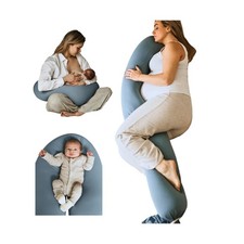 Pregnancy Pillow 5-in-1  Cooling Cover, Adjustable to Grow with Belly 12
