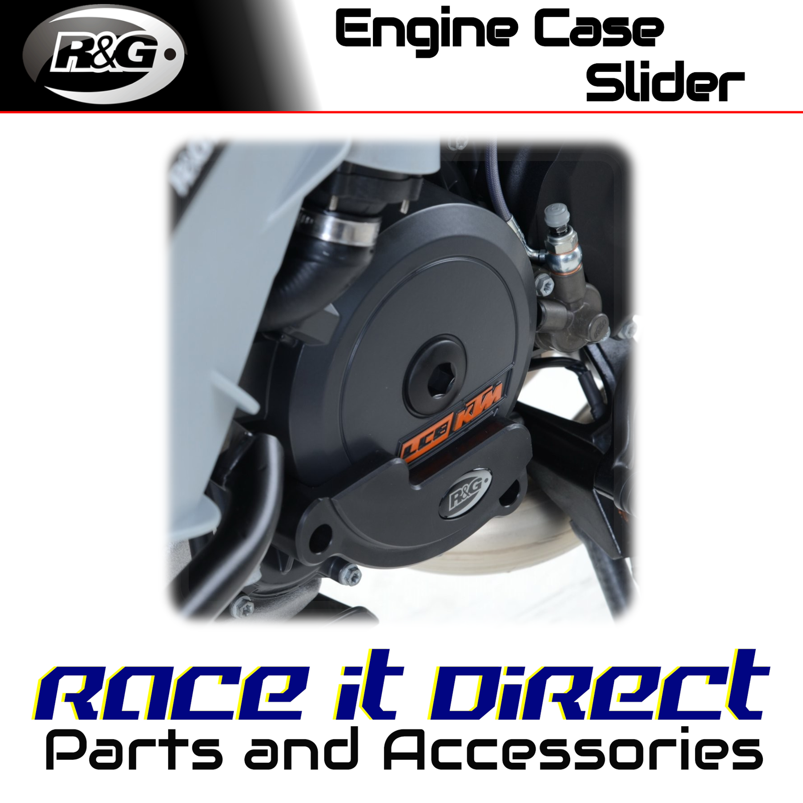 Engine Case Sliders for KTM RC8 2008-2014 LHS R&G