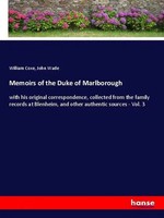 Memoirs Of The Duke Of Marlborough William Coxe (U. A.) Taschenbuch Englisch