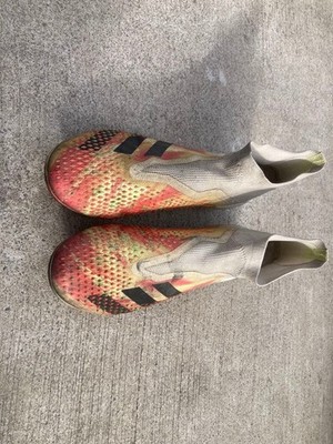 ADIDAS Predator Freak+ FG Soccer Cleats 28.0 cm Laceless Red Orange Black