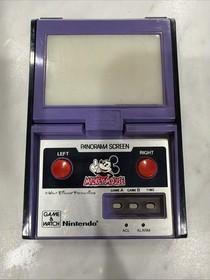 Rare 1984 MICKEY MOUSE PANORAMA VTG Nintendo GAME AND WATCH. Works Great