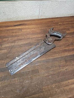 K502 antique Henry Disston & Son 12” Backsaw