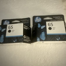 HP 65 Black Lot Of 2 - Brand New Mar 2024