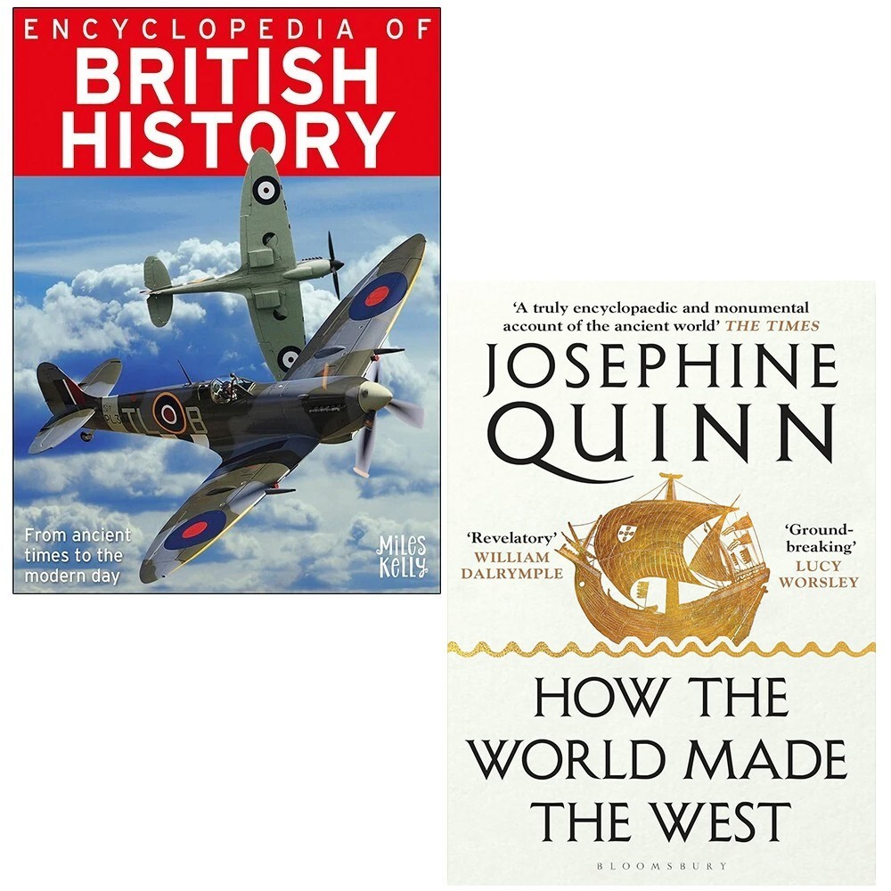 How the World Made the West, Encyclopedia of British History Philip 2 Books Set