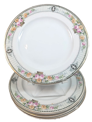 Paul Muller Selb Bavaria Montrose Pattern Set of 4 Small Side Dish Bread Plate