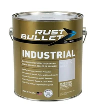 Rust Preventative Coating - RUST BULLET Metallic Gray, 1 Gallon, Industrial