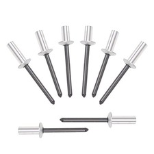 120Pcs 3/16" x 3/8",1/2",5/8" Aluminum Closed End Blind Rivets Steel Mandrel