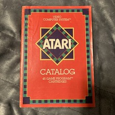 Atari 45 Game Cartridge Catalog No Tracking