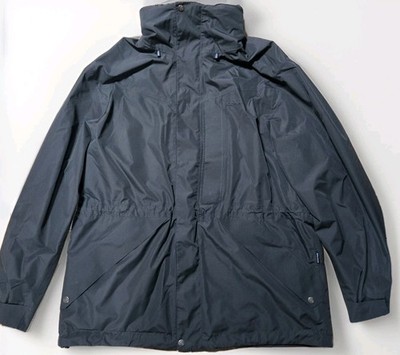Rohan Atlas Barricade Black Jacket Mens XL Zip Hood PU Hydrophilic Membrane