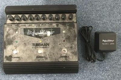HUGHES&KETTNER TUBEMAN II Preamp 3-Kanal Röhren Gitarrenverstärker mit Fußsch...