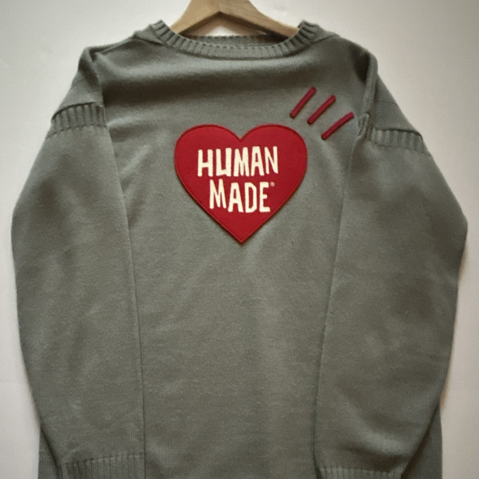 Lサイズ Human Made Embroidered Sweatshirt HUMAN MADE Heart 