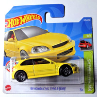 Hot Wheels - '99 Honda Civic Type R - Typ EK9 - Hw Hatchbacks 2022 - HCT98