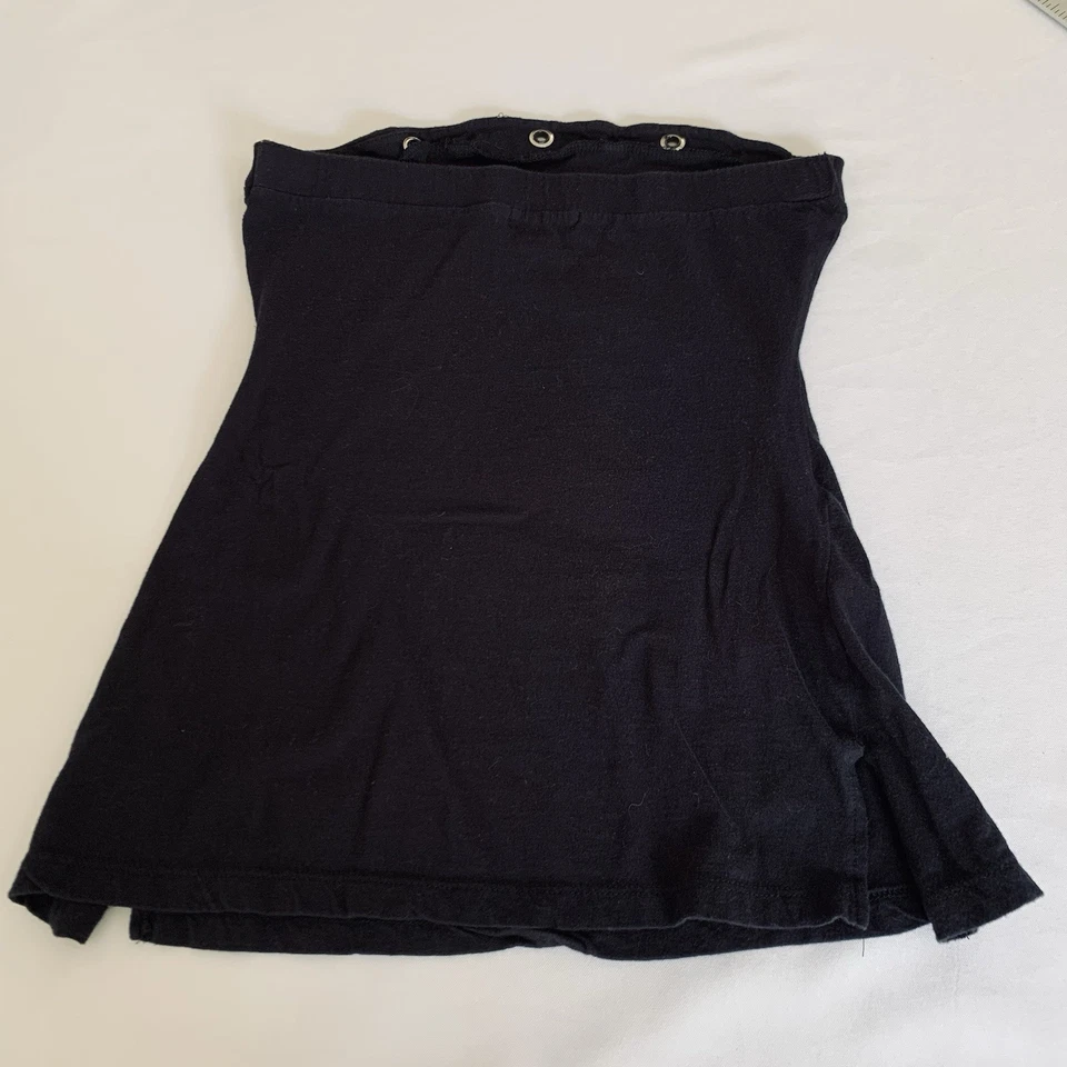 Camiseta sin mangas vintage Y2K Mustang Horse para mujer S negra mariposa Western Rodeo Foto 3 de 4