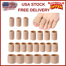 Toe Cushion Tube Toe Tubes Sleeves Soft Gel Corn Pad Protectors for