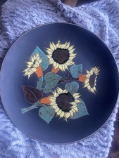 Ruscha Wandteller Sonnenblume Motiv