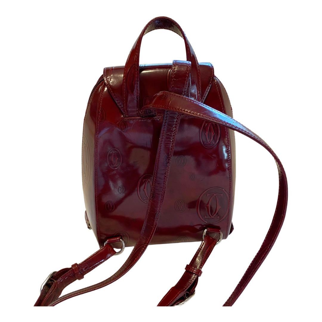 Patent Leather Backpack Birthday Backpack Cartier Happy  display picture 2