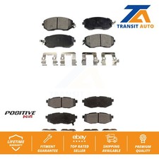 Front Rear Semi-Metallic Brake Pads Kit For Subaru BRZ Scion FR-S Toyota 86 GR86