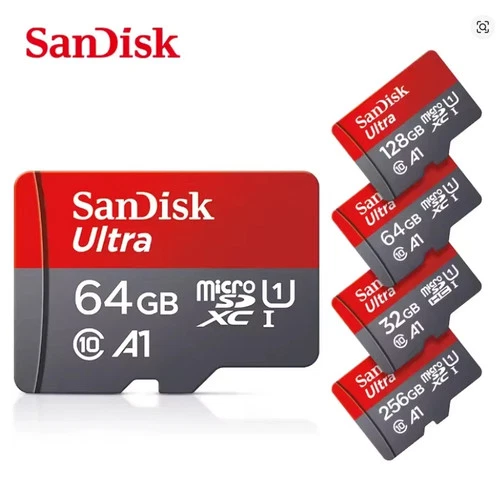 SanDisk Ultra Micro SD 32GB 64GB 128GB  256GB C10 SDHC SDXC Memory Card &Adapter