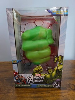 Marvel Avengers Hulk Right Fist 3D Deco Light LED Wall Light New Sealed