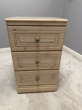 Alston, Oyster Bay Bedside Table 3 Drawer