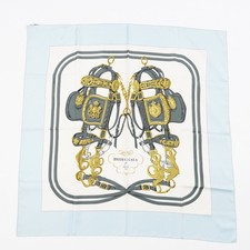 Hermes Carre 90 BRIDES de GALA Ceremony Bridle Large Scarf 02E45935018