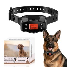 PETHEY F800 GPS Wireless Dog Fence System for Medium Large Dogs