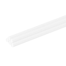 5 Pcs White Plastic Rods 1.5 x 250mm ABS Round Stick Round Solid Bar DIY Model