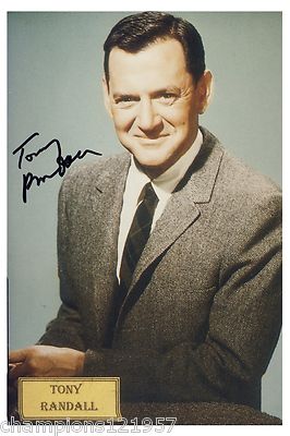 Tony Randall ++Autogramm++ ++Männerwirtschaft++
