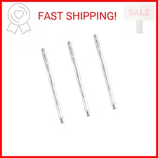 Uni-Ball Signo Angelic UM-120AC Gel Ink Pen 0.7 mm, White Ink, 3 Pens per Pack