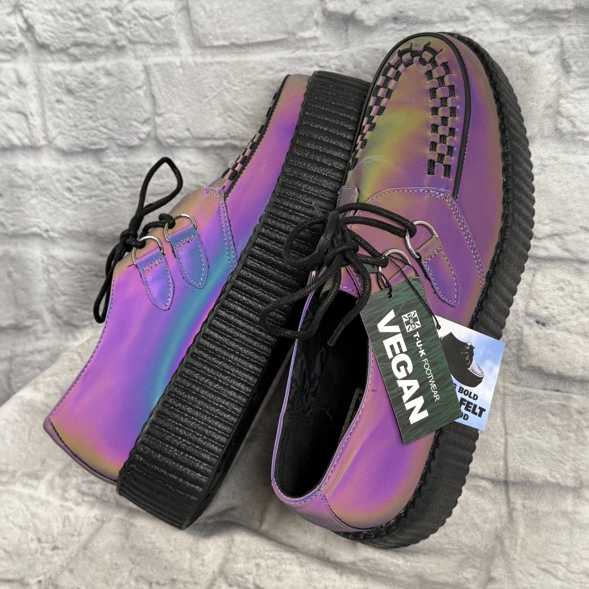 TUK Midnight Chameleon Viva Mondo Creepers Shoes Men US 11