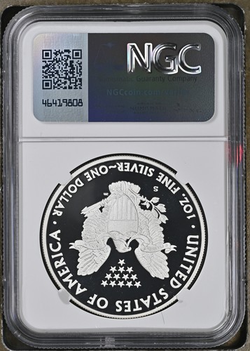 NGC 2012 S EAGLE SAN FRANCISCO EAGLE SET S$1 PF 70 ULTRA CAMEO DUAL SIGNATURE - Picture 2 of 3