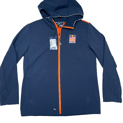 NEW Red Bull KTM Racing Panel Softshell Hooded Full Zip