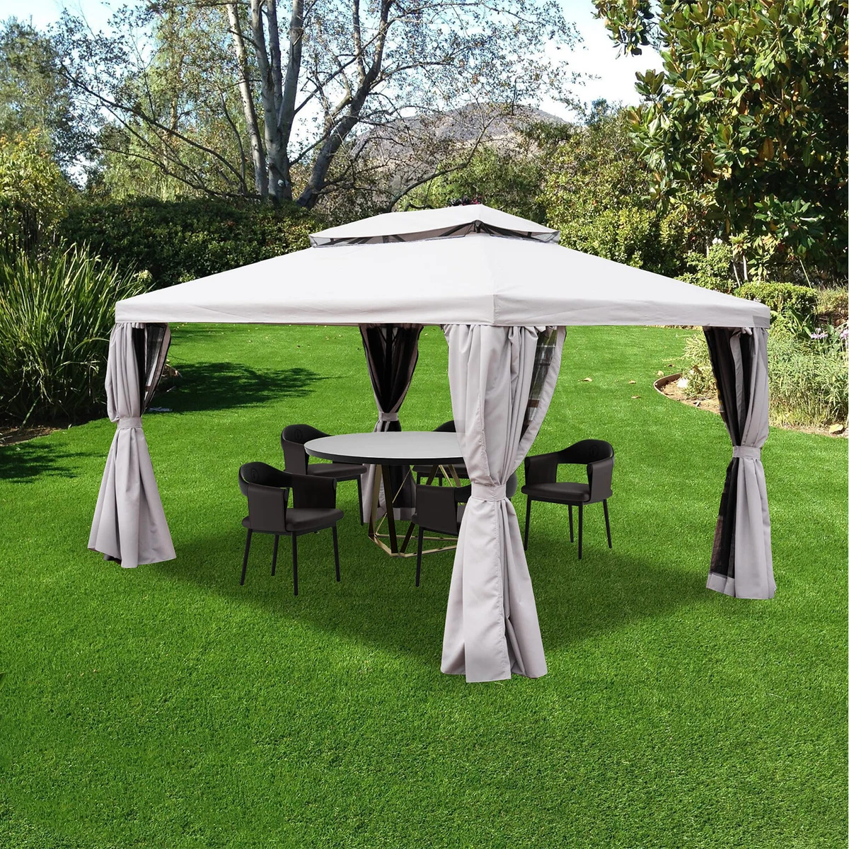 Waterproof top gazebo canopy
