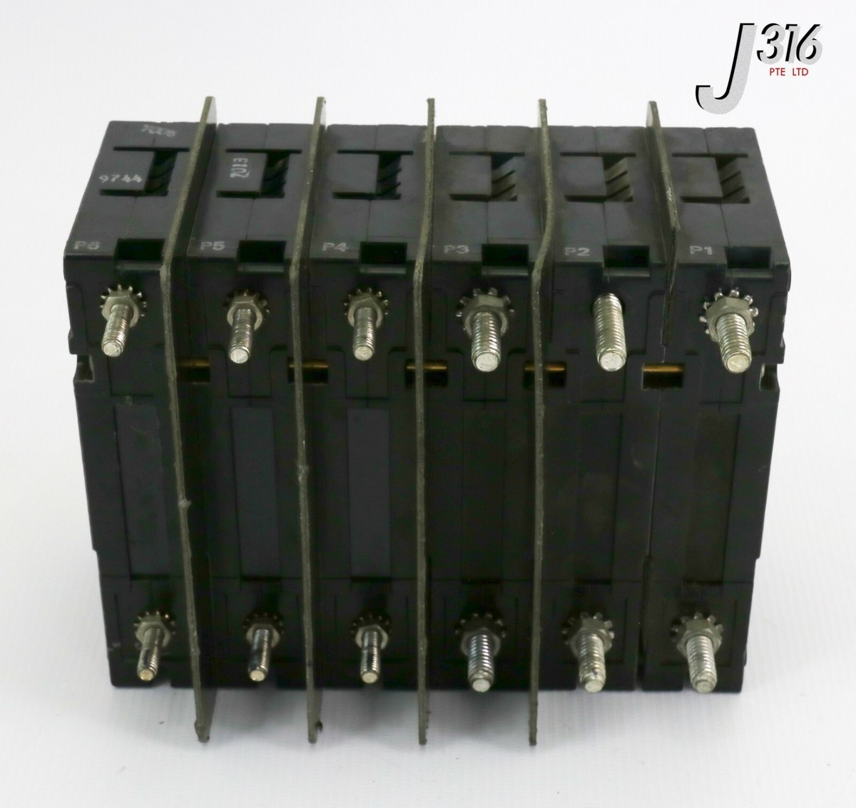 19040 EATON HEINEMANN 6-POLE CIRCUIT BREAKER 100A, 20A, 240V CD6