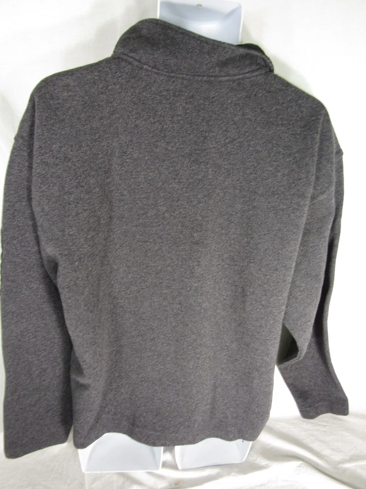 ORVIS Pullover 1/2 Zip Sweater XL Gray Casual Men's Arm Pocket - Image 3 of 4