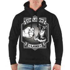 Kapuzenpullover Sweatshirt Hoodie Chihuahua Schwarz Größe S M L XL XXL 3XL 4XL 5