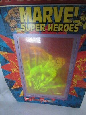 MARVEL SUPER HEROES POLAROID PHANTAGRAMS 3-D LASER STICKER
