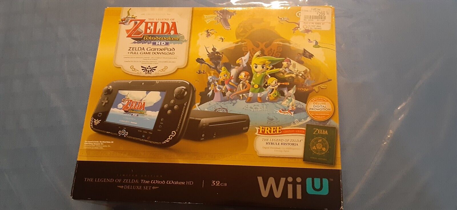 Nintendo Wii U Deluxe Set with The Wind Waker WUPSKAFL - US