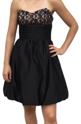 betsey johnson black strapless dress Women's Rose Reverie Dress Red | Size Small