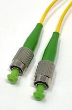 1M Singlemode Simplex Fiber Optic Cable 9/125 FC/APC-FC/APC