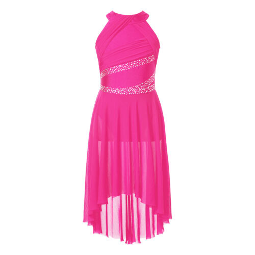 AU Kid Girls Ballet Latin Skating Dance Dress Leotard Gymnastics Dancing Costume - Picture 50 of 171