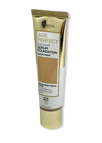 L'Oreal Age Perfect Radiant Serum Foundation Sunscreen SPF 50 (1.0oz) You Pick! - Picture 2 of 31