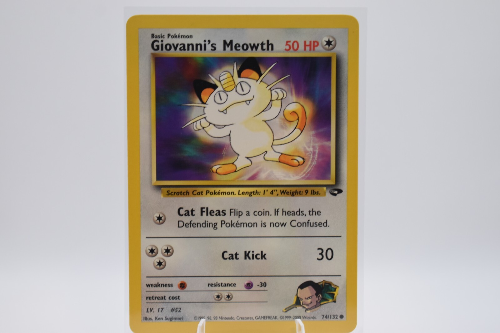 Giovanni's Meowth 74/132 Gym Challenge Regular